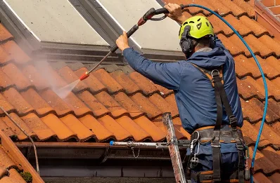 Démoussage et hydrofuge de toiture à Maillas